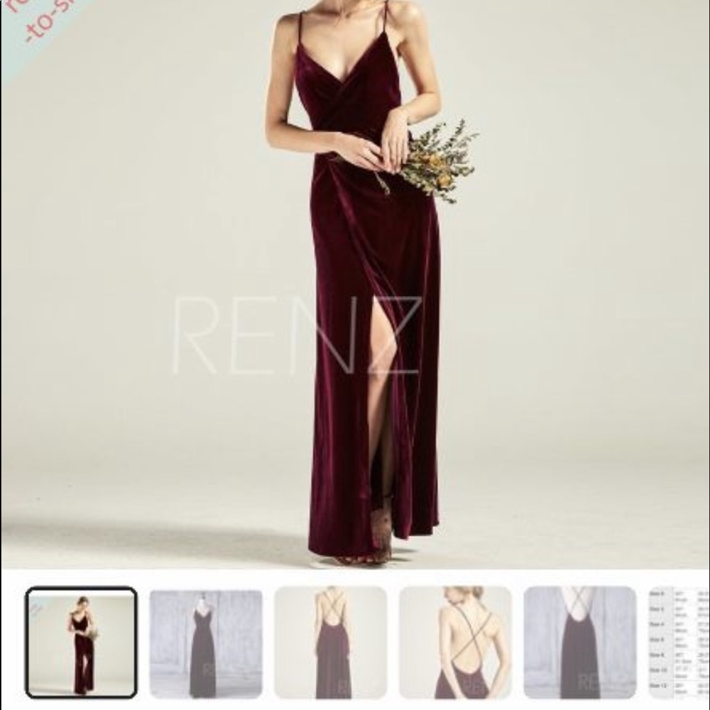Size 2 Dusty Blush Velvet Dress